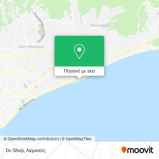 Dc Shop χάρτης