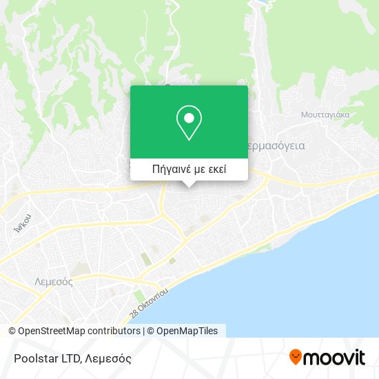 Poolstar LTD χάρτης