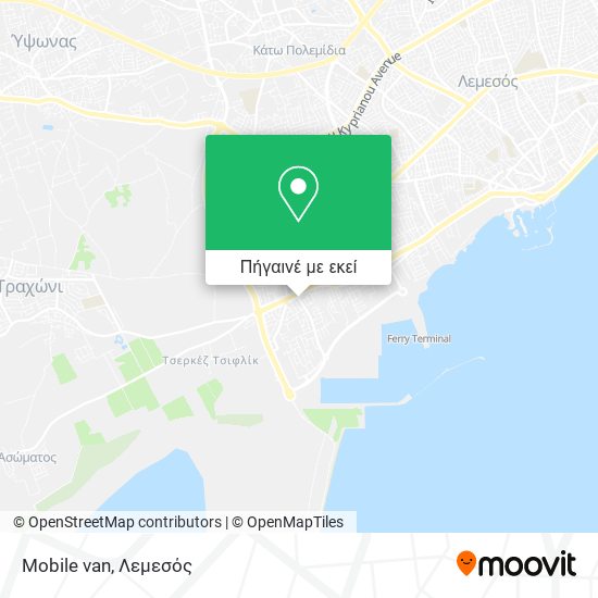 Mobile van χάρτης