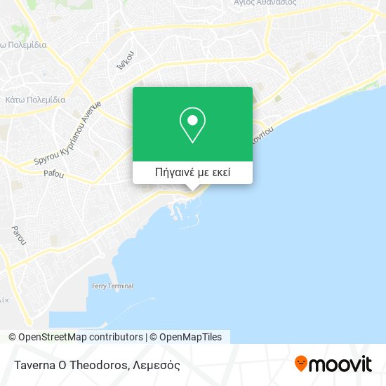 Taverna O Theodoros χάρτης