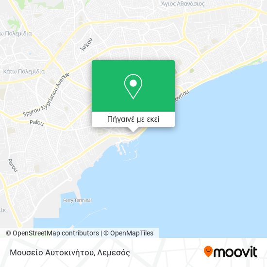 Μουσείο Αυτοκινήτου χάρτης