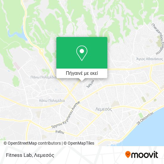 Fitness Lab χάρτης