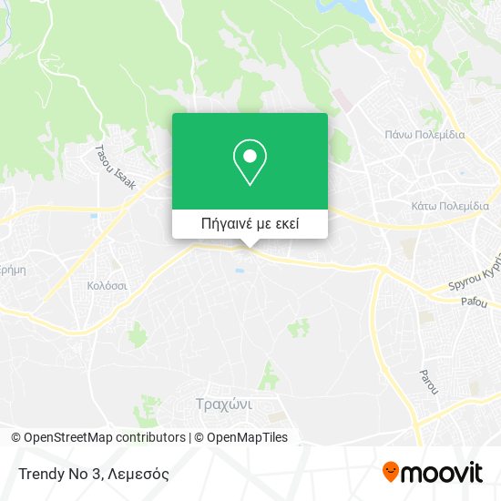 Trendy No 3 χάρτης