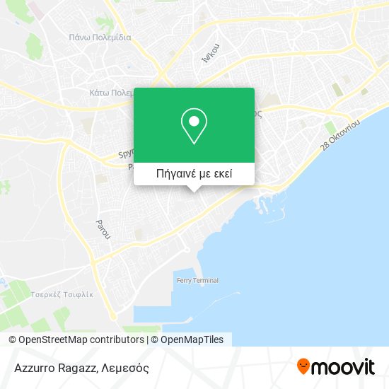 Azzurro Ragazz χάρτης