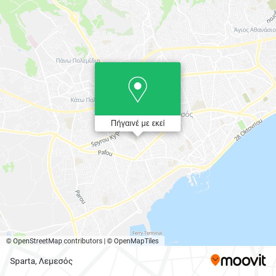 Sparta χάρτης