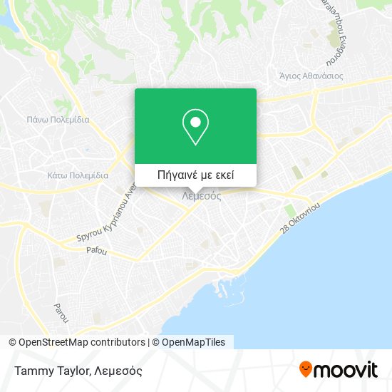 Tammy Taylor χάρτης