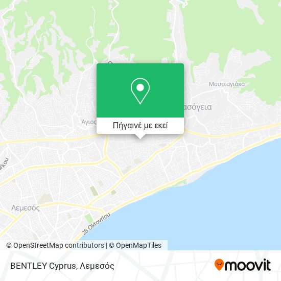 BENTLEY Cyprus χάρτης