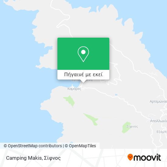 Camping Makis χάρτης