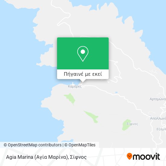 Agia Marina (Αγία Μαρίνα) χάρτης