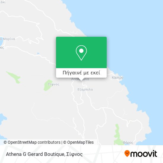 Athena G Gerard Boutique χάρτης