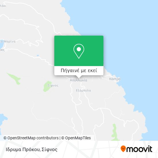 Ίδρυμα Πρόκου χάρτης