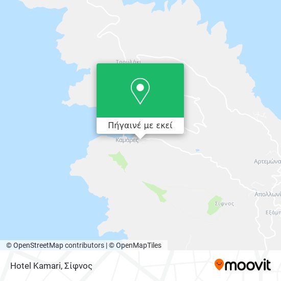 Hotel Kamari χάρτης