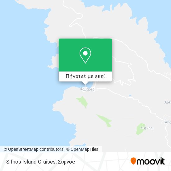 Sifnos Island Cruises χάρτης