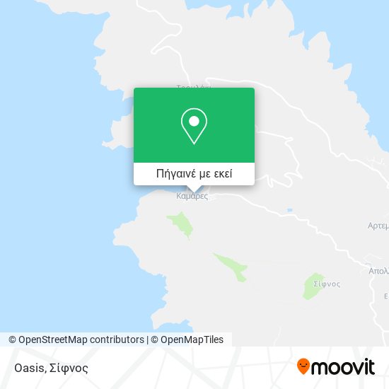 Oasis χάρτης