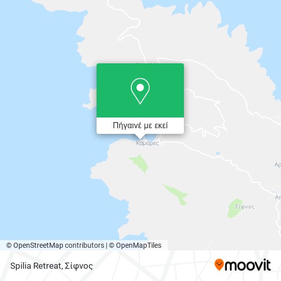Spilia Retreat χάρτης