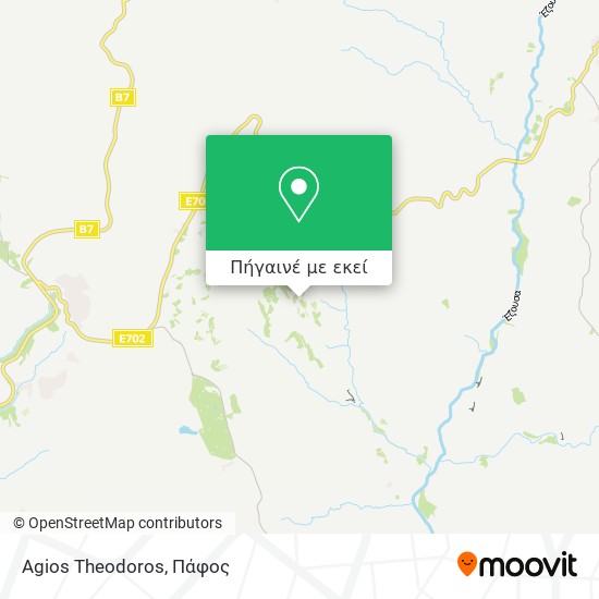 Agios Theodoros χάρτης