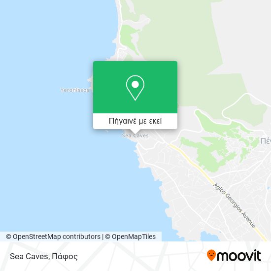 Sea Caves χάρτης