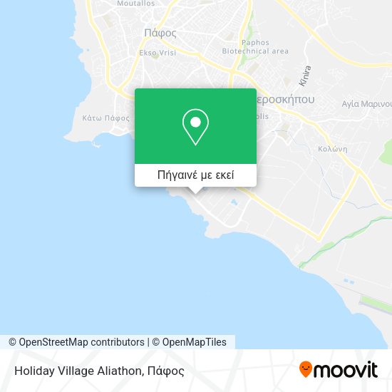 Holiday Village Aliathon χάρτης