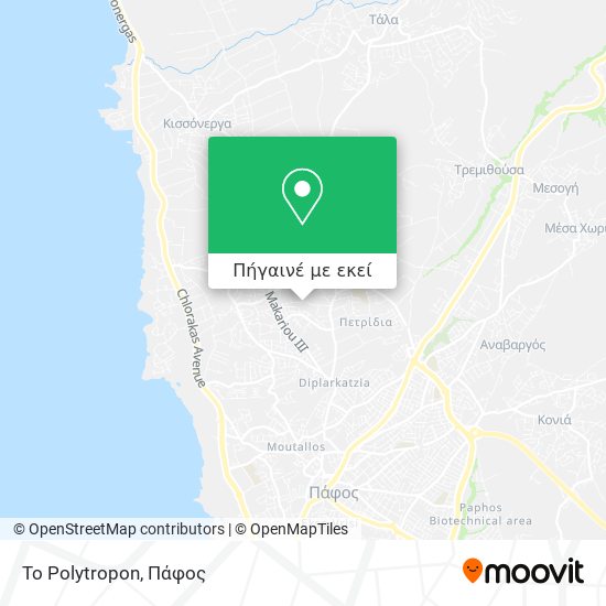 To Polytropon χάρτης