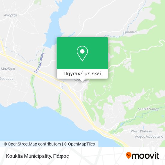 Kouklia Municipality χάρτης