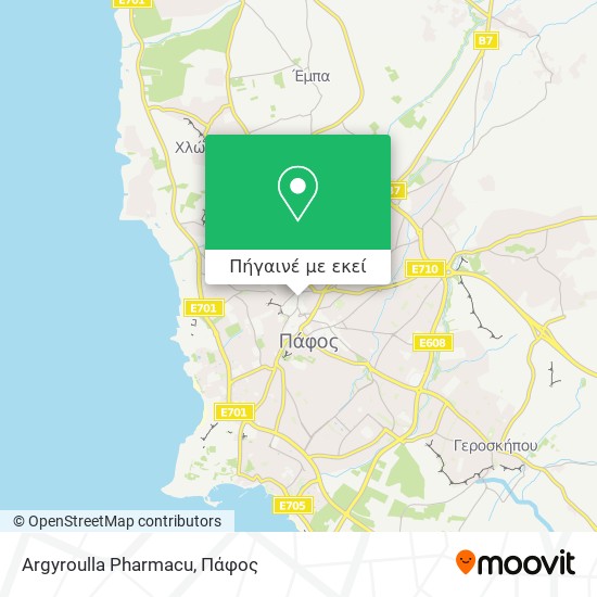 Argyroulla Pharmacu χάρτης