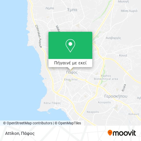 Attikon χάρτης