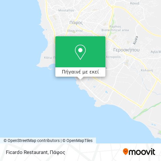 Ficardo Restaurant χάρτης