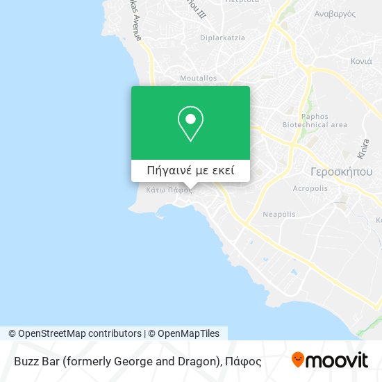 Buzz Bar (formerly George and Dragon) χάρτης