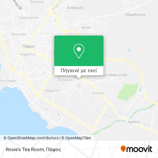 Rosie's Tea Room χάρτης