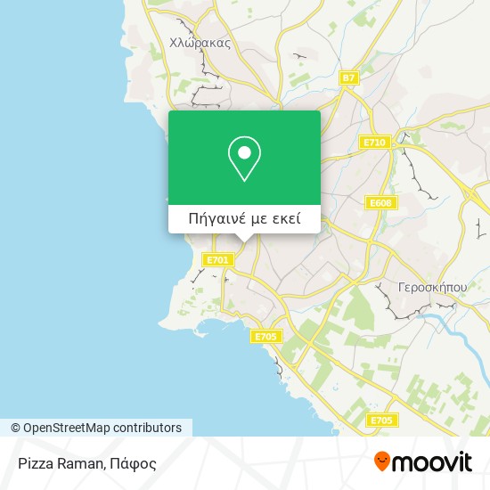 Pizza Raman χάρτης