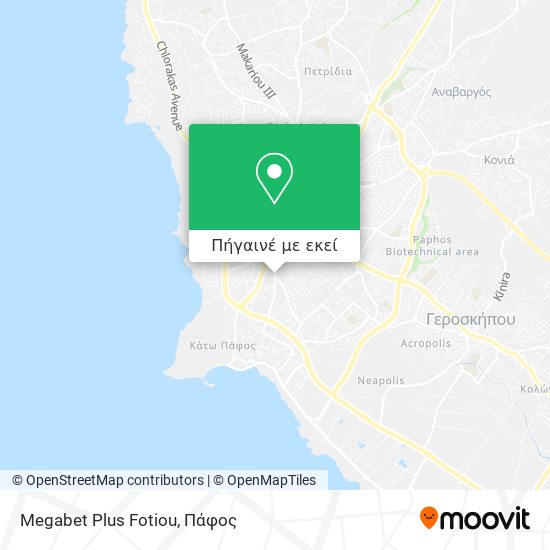 Megabet Plus Fotiou χάρτης