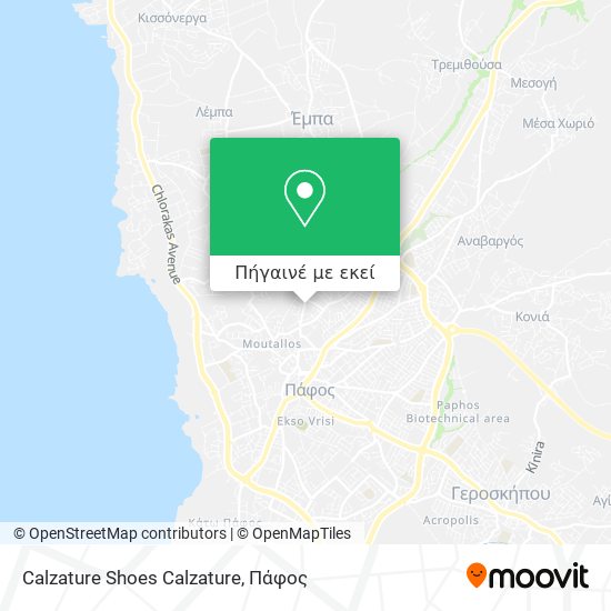 Calzature Shoes Calzature χάρτης