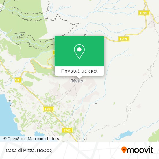 Casa di Pizza χάρτης