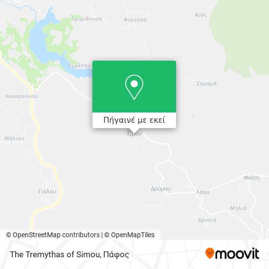 The Tremythas of Simou χάρτης