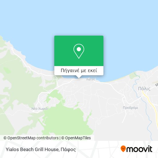 Yialos Beach Grill House χάρτης