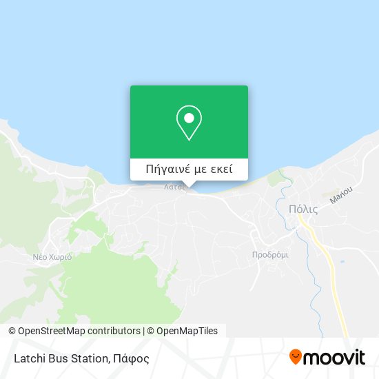 Latchi Bus Station χάρτης