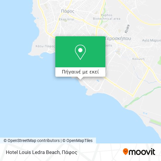 Hotel Louis Ledra Beach χάρτης