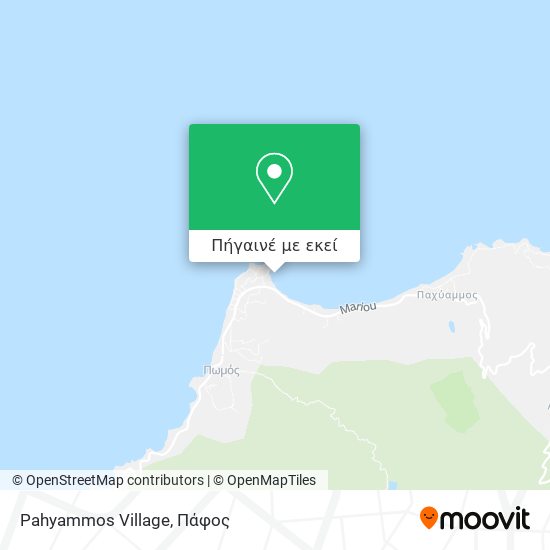 Pahyammos Village χάρτης