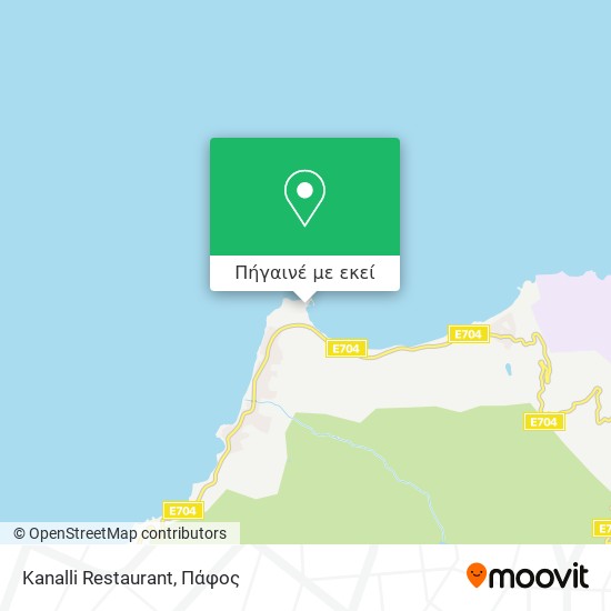 Kanalli Restaurant χάρτης