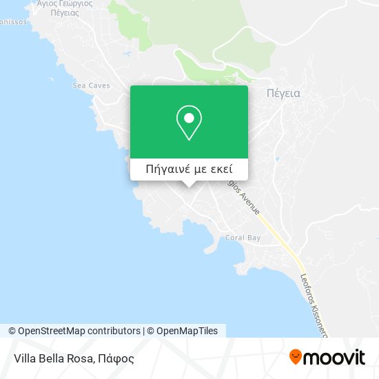 Villa Bella Rosa χάρτης