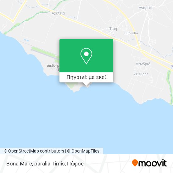 Bona Mare, paralia Timis χάρτης