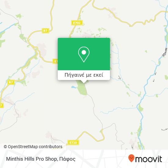 Minthis Hills Pro Shop χάρτης
