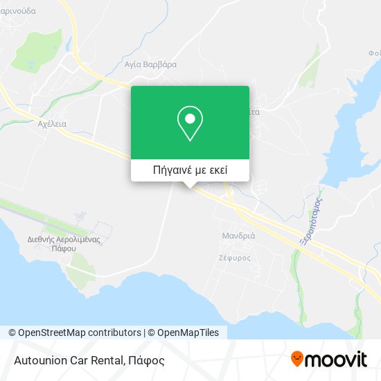 Autounion Car Rental χάρτης