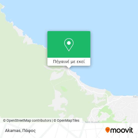 Akamas χάρτης