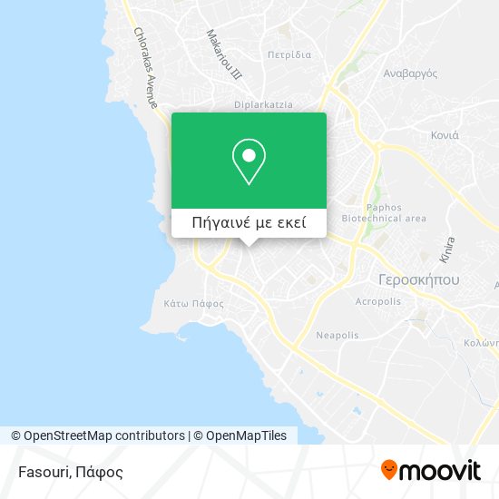 Fasouri χάρτης