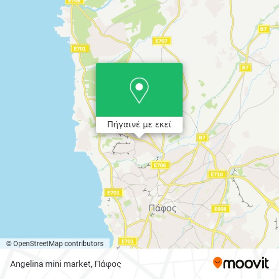 Angelina mini market χάρτης