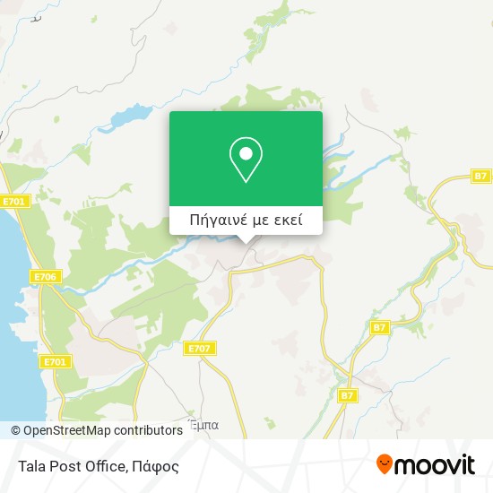 Tala Post Office χάρτης