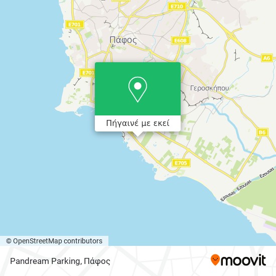 Pandream Parking χάρτης