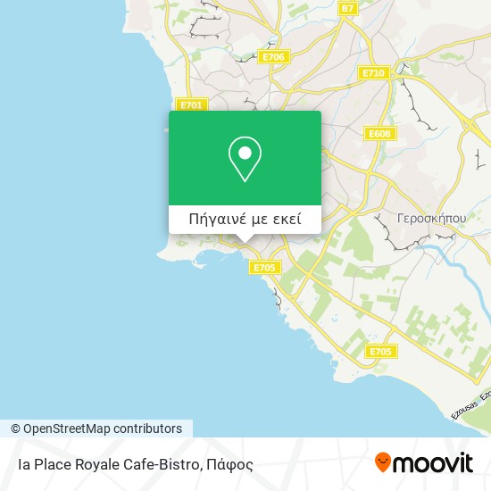 Ia Place Royale Cafe-Bistro χάρτης