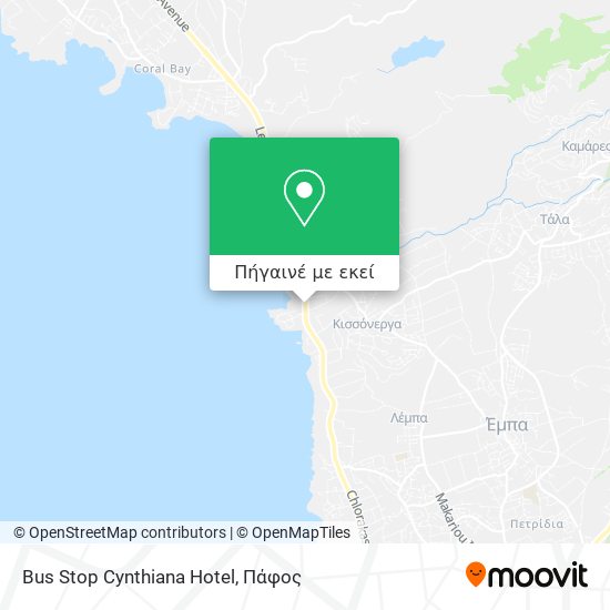 Bus Stop Cynthiana Hotel χάρτης